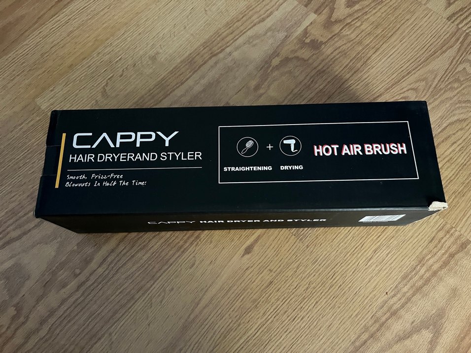 Siyah Saç Düzleştirici ve Kurutucu Fön Fırçası - Görsel 2