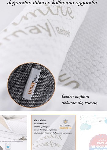Gri Bebek Babynest ve Çanta Seti - Görsel 5