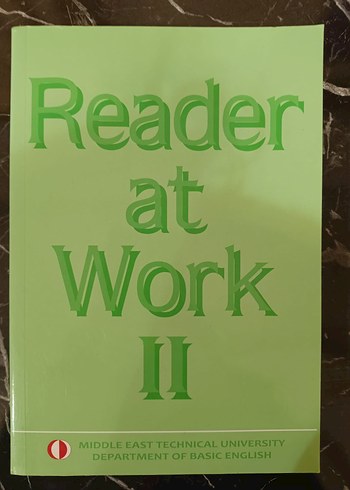 Reader at Work 2 METU Department Of Basic English