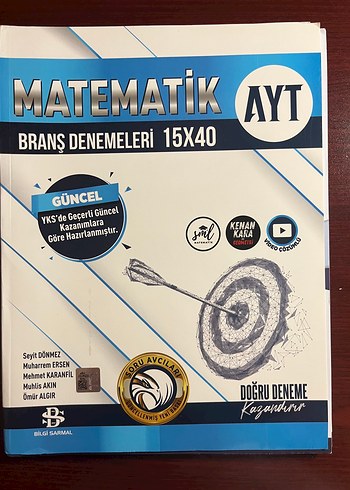 AYT Matematik Branş Denemeleri 15x40