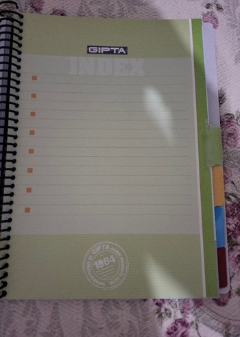 Beden Mor Combo Spiralli Defter GIPTA 180 Sayfa