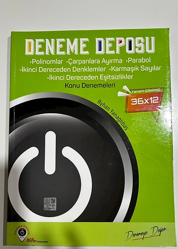 Deneme Deposu Konu Denemeleri Kitabı
