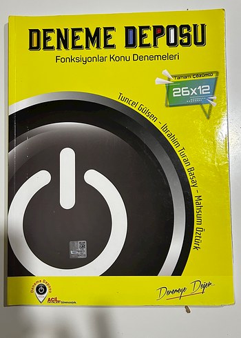 Deneme Deposu Fonksiyonlar Konu Denemeleri