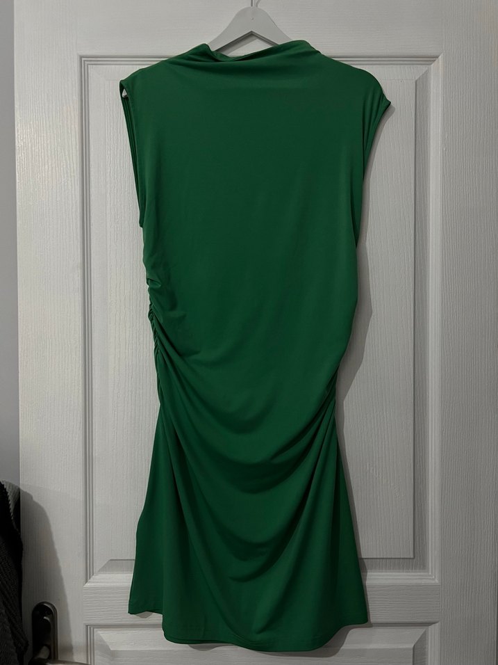 Yeşil Drapeli Uzun Hamile Tuniği - Görsel 2