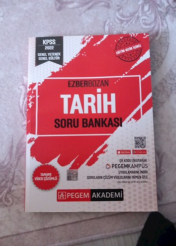 KPSS 2022 Tarih Soru Bankası - Pegem Akademi