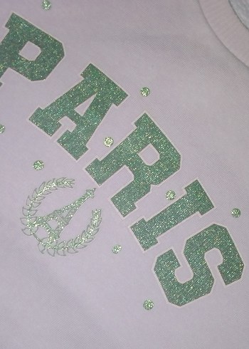 Önü Paris Baskılı Beyaz Sweatshirt - Görsel 2