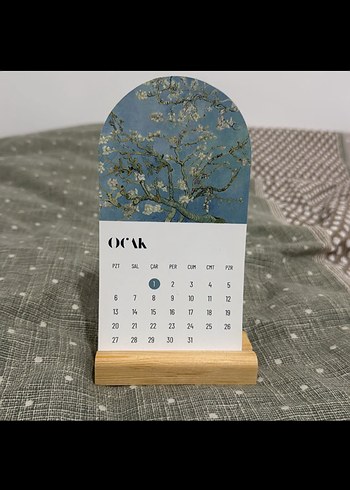 Çiçek ve Manzara Temalı Mini Planlayıcı takvim - Görsel 6