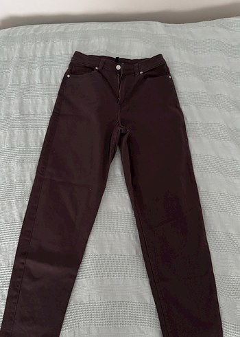 Kahverengi Regular Fit Kadın Kot Pantolon