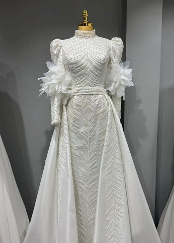 Modern Klasik balık Gelinlik - Görsel 3