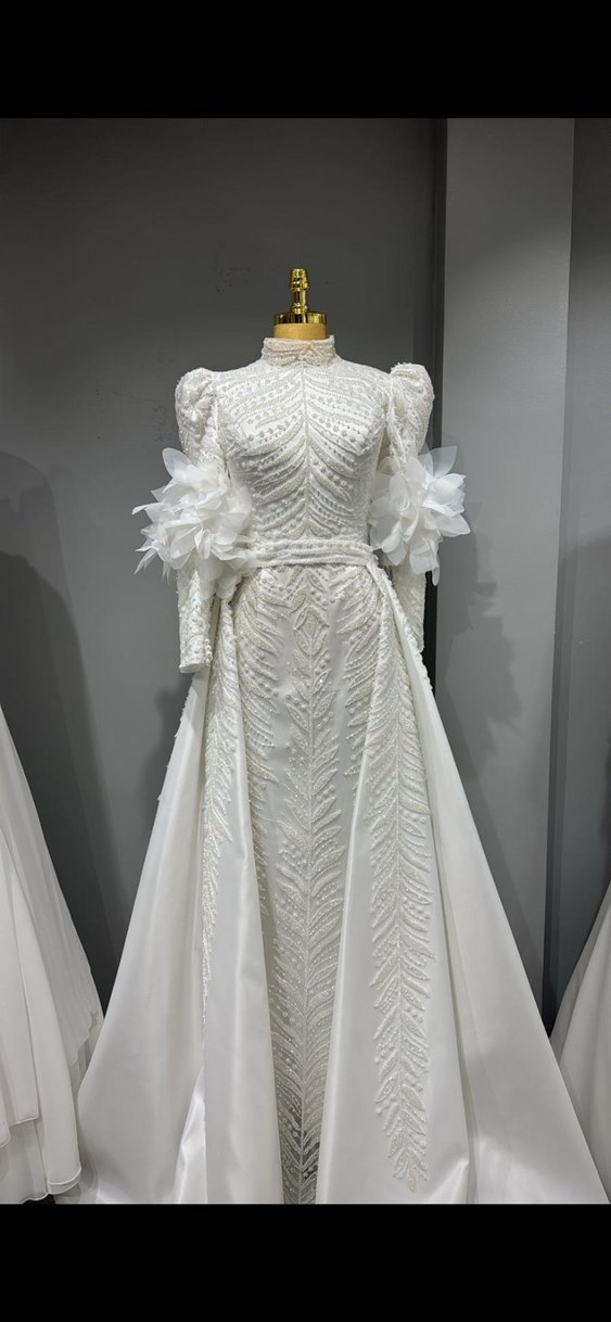 Modern Klasik balık Gelinlik - Görsel 3