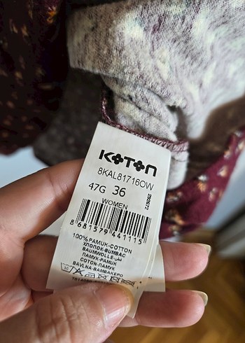 36 Beden bordo Renk Bordo Uzun Kollu Bohem Elbise