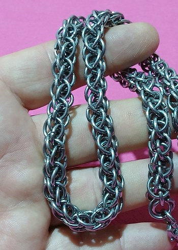 Detaylı Zincirli   Zinciri kolye ÇELİKTİR - Görsel 8