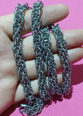 Detaylı Zincirli   Zinciri kolye ÇELİKTİR - Görsel 6