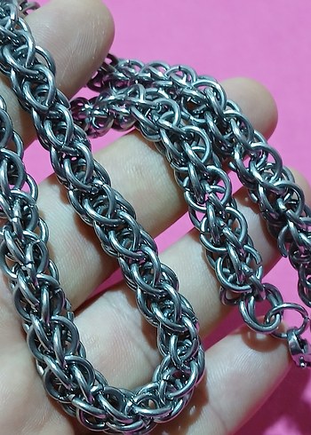 Detaylı Zincirli   Zinciri kolye ÇELİKTİR - Görsel 10