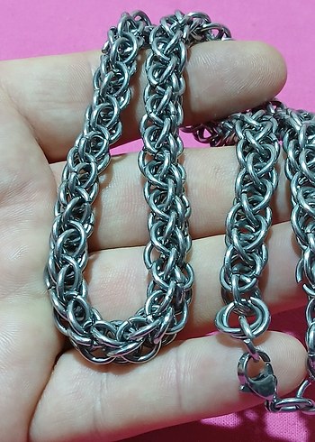 Detaylı Zincirli   Zinciri kolye ÇELİKTİR - Görsel 9