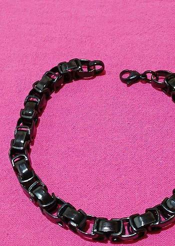 Siyah Gotik Erkek Bileklik - Görsel 5