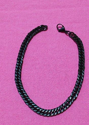 Yılan Desenli siyah bileklik ÇELİKTİR - Görsel 2