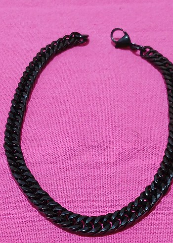 Yılan Desenli siyah bileklik ÇELİKTİR - Görsel 3