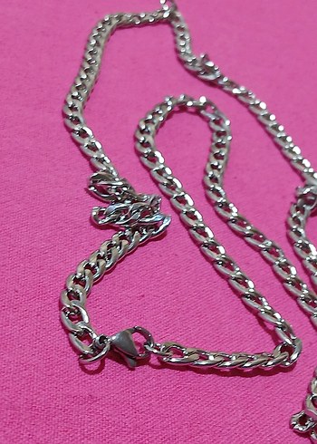 Parlak Rock Punk  Kolye ÇELİKTİR - Görsel 3