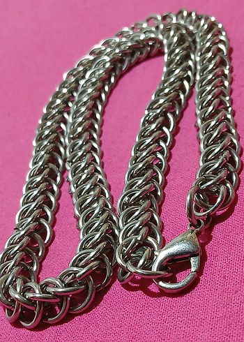 Parlak Zincir Erkek Kolye - Görsel 2