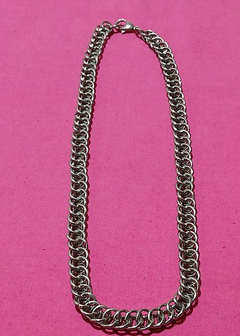 Parlak Zincir Erkek Kolye - Görsel 7