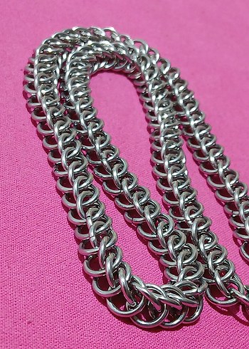 Parlak Zincir Erkek Kolye - Görsel 3