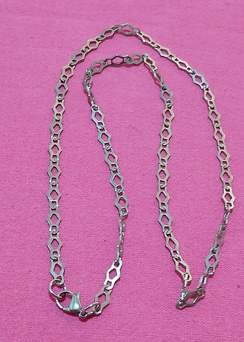 Erkek Vintage Zincir Kolye ÇELİKTİR - Görsel 3