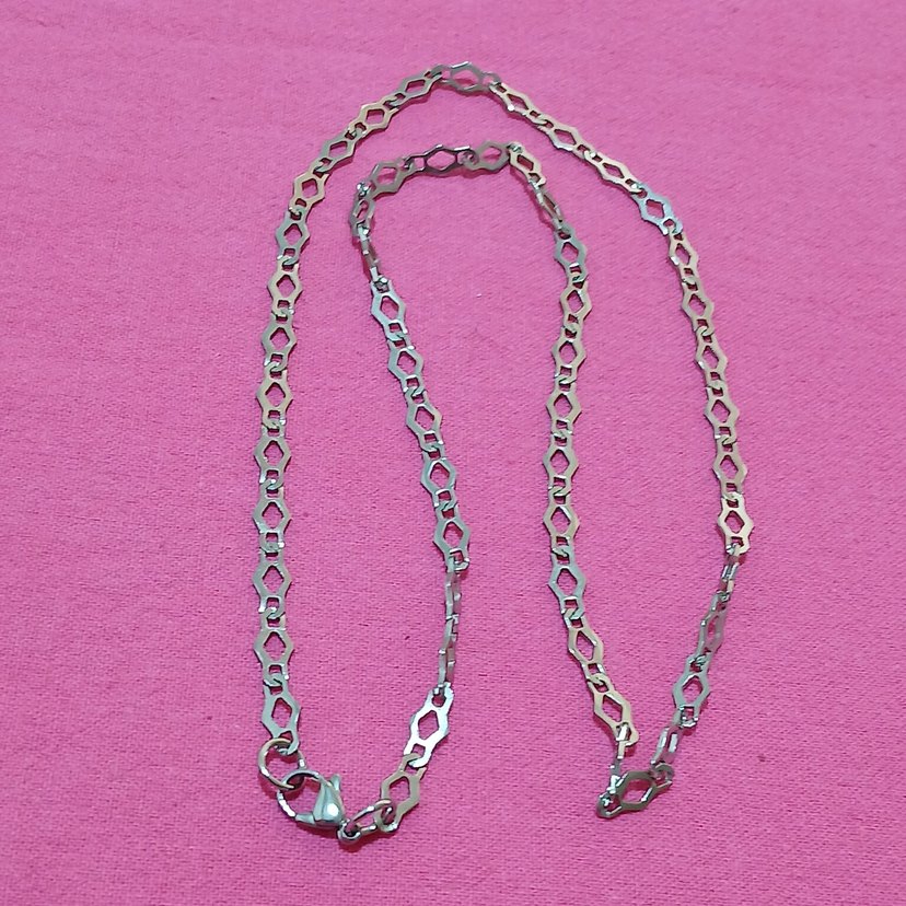 Erkek Vintage Zincir Kolye ÇELİKTİR - Görsel 3