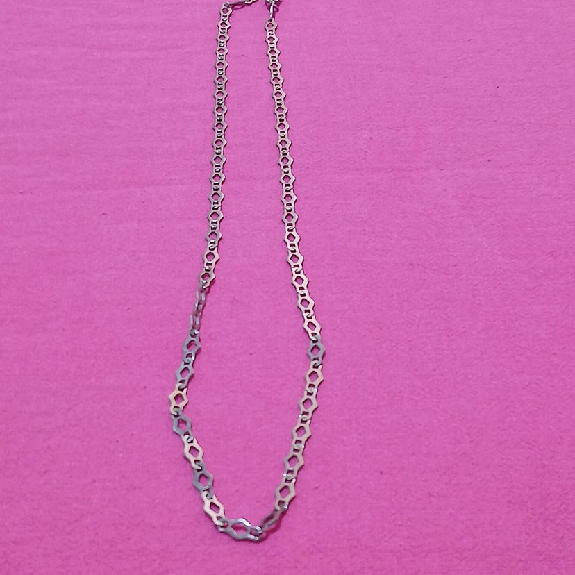 Erkek Vintage Zincir Kolye ÇELİKTİR - Görsel 4