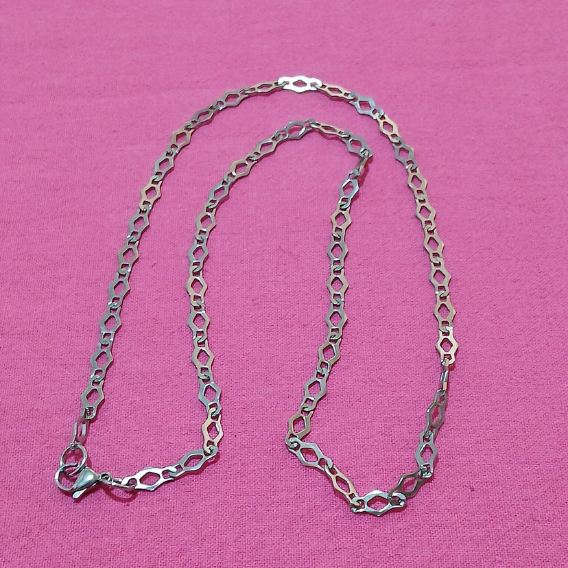 Erkek Vintage Zincir Kolye ÇELİKTİR - Görsel 2