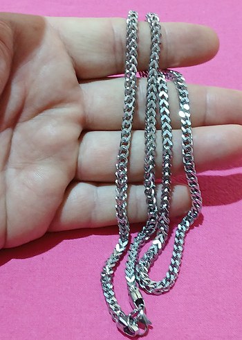 Minimalist  Zincir Kolye ÇELİKTİR - Görsel 7