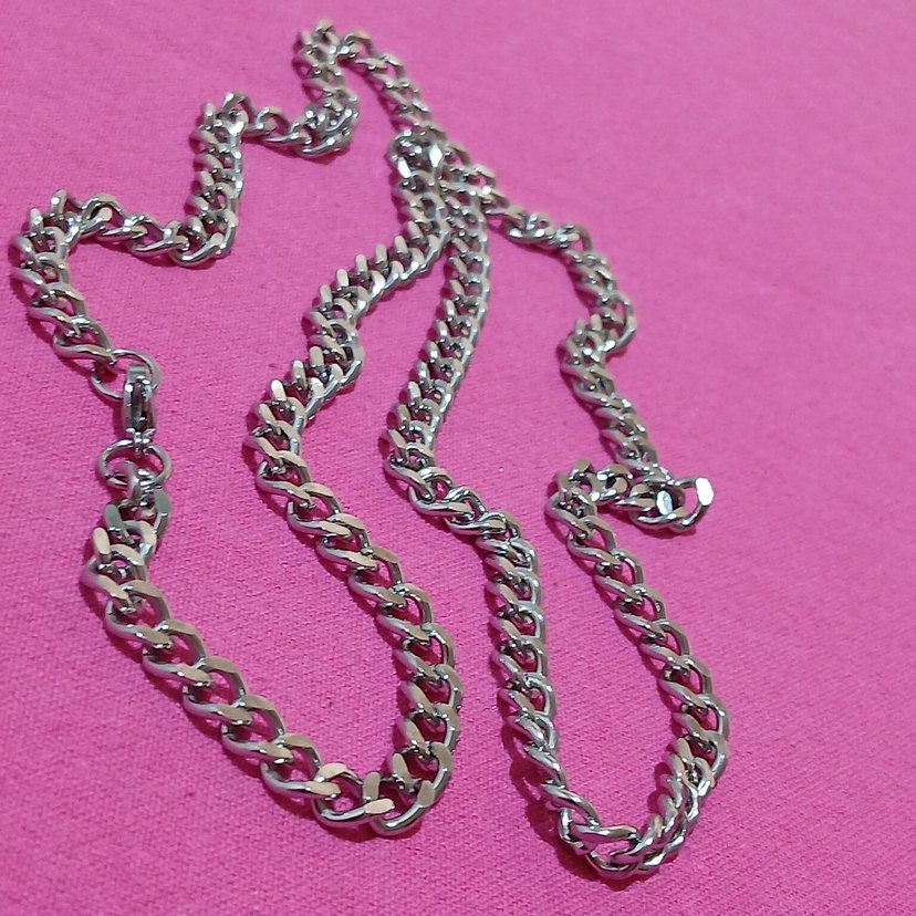 Renkli Rock Punk  Zincir Kolye ÇELİKTİR - Görsel 2