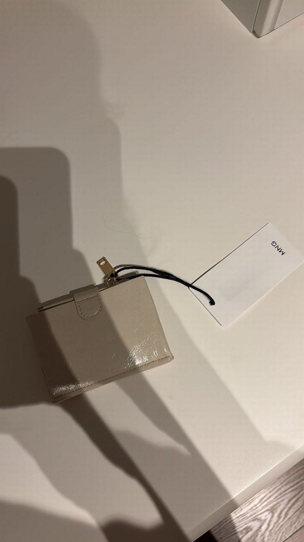 Mango Parlak Beyaz Deri Kadın Cüzdanı - Görsel 2