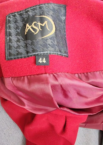 Asmoda Bordo Drapeli Kadın Uzun Kaşe Kaban - Görsel 8