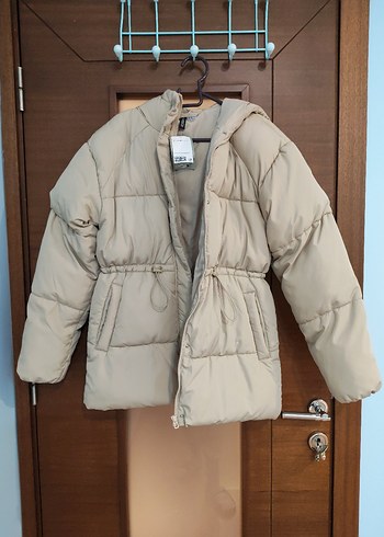 Hm Bej Kadın Şişme Kışlık Mont - Görsel 2