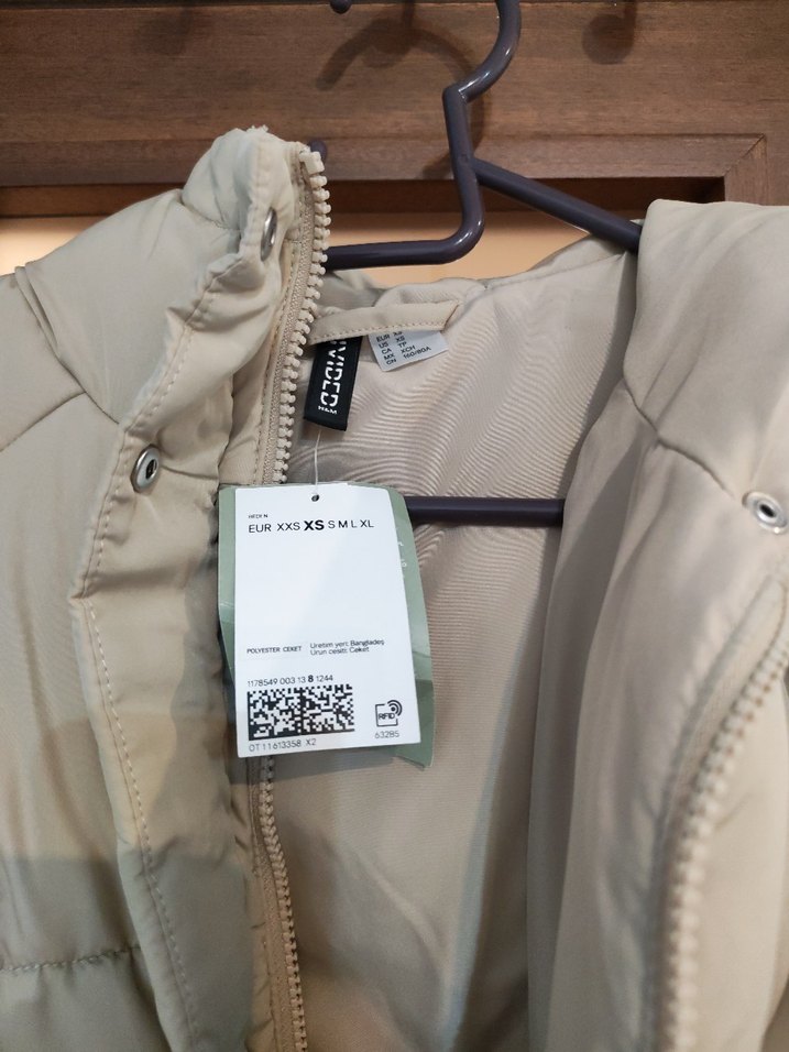 Hm Bej Kadın Şişme Kışlık Mont - Görsel 4