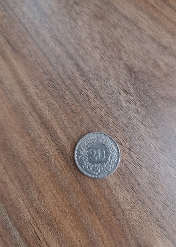 20 rappen 1980 - Görsel 2