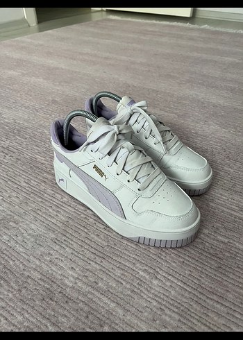 Puma Carina Street Beyaz-Mor - Görsel 4