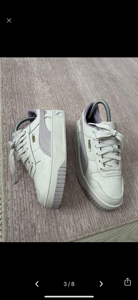 Puma Carina Street Beyaz-Mor - Görsel 3