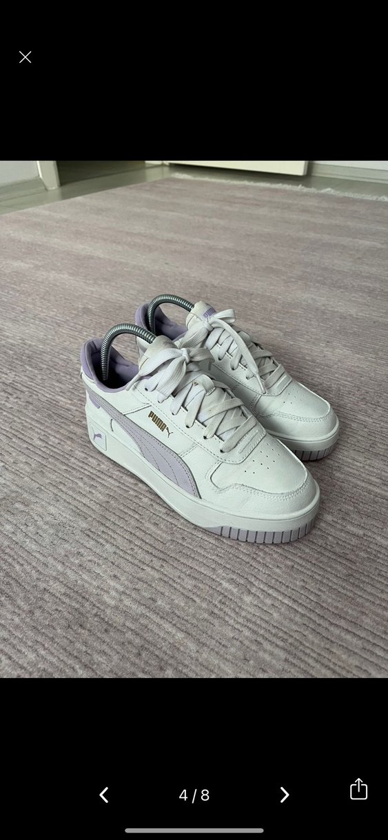 Puma Carina Street Beyaz-Mor - Görsel 4