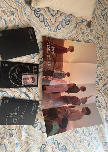 Beden BTS Love Yourself Albüm Seti ve Poster