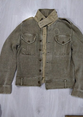 Ralph Lauren ipek keten mont