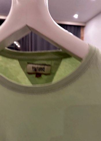 Yeşil Keten Erkek Tişört - Görsel 2