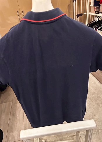 Siyah Kırmızı Çizgili Erkek Polo Tişört - Görsel 3