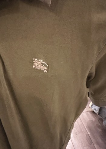 Burbary orjinal Erkek Haki Polo Tişört Kısa Kollu - Görsel 3