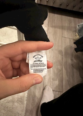 Paul & Shark Siyah Baskılı Kısa Kollu Tişört - Görsel 5