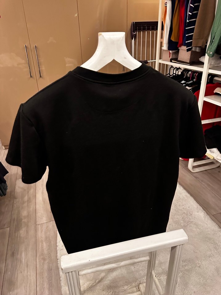 Paul & Shark Siyah Baskılı Kısa Kollu Tişört - Görsel 4