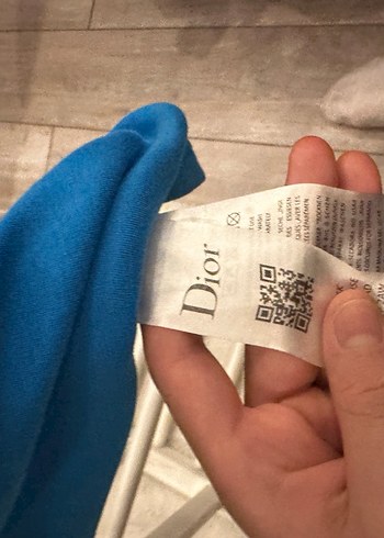 Dior Mavi Erkek Polo Tişört - Görsel 5