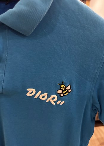 Dior Mavi Erkek Polo Tişört - Görsel 2