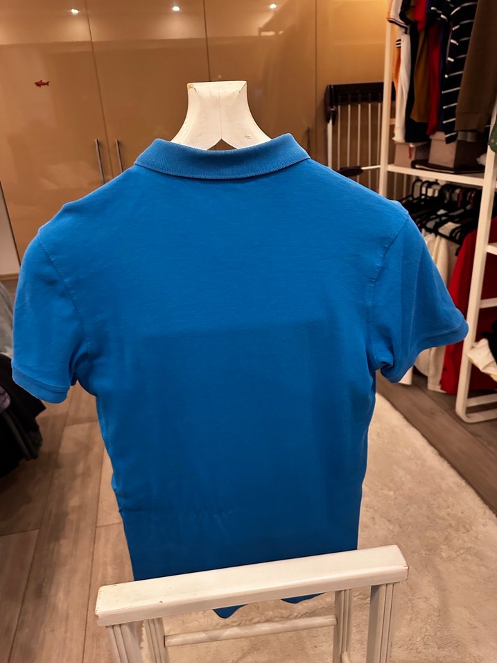 Dior Mavi Erkek Polo Tişört - Görsel 4